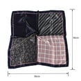 thumbnail image 2 of Neewe Hair Bandanas Scarf For Women Lightweight Fashion Neck Silk Satin Head Scarves For Sleeping Handbags Scarf 90CM Imitation Silk Big Scarf Hand, 2 of 3