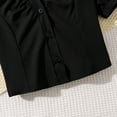 thumbnail image 4 of Hiijoy Big Girls Outfits Elegant Short Sleeve Shirt Pleated Skirt Set, Sizes 8-9Y, 4 of 5
