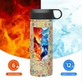 thumbnail image 6 of Pofeuu Retro Geometry Print 18oz Sports Insulated Kettle, Sports Bottle Water Bottles For Men Women For Gym Hiking Camping Running Mountain Bike Outdoor Sports, 6 of 8