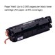 thumbnail image 2 of Reemplazo del cartucho de tóner Aibecy Black Compatible Q2612A/CRG-104/FX-9 para HP LaserJet, 2 of 8