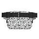 thumbnail image 3 of Balery Black Footprints Mochila Cinturón para Mujeres y Hombres, Bolsa de Cintura Impermeable de Doble Capa con Correa, 3 of 9