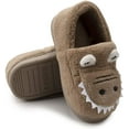 thumbnail image 3 of Kids Boys Girls Cute Cartoon Gator?Slippers?Winter Warm?Furry Animal House Shoes?Toddler?Indoor Bedroom Shoe, 3 of 6