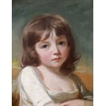 thumbnail image 2 of Romney, George 19x24 White Modern Wood Framed Museum Art Print Titled - Portrait of a Girl, 2 of 4