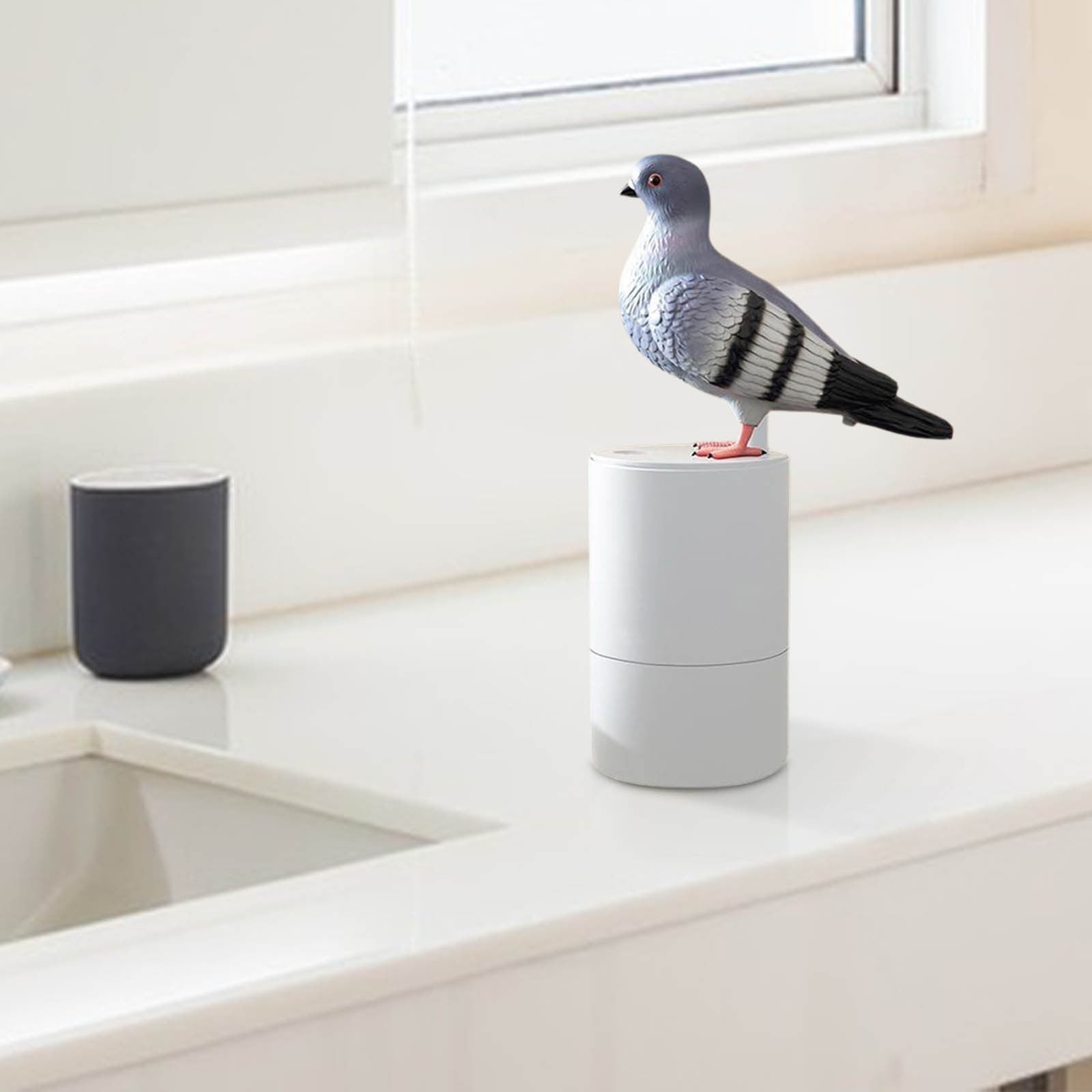 Bird of Peace Foam Soap Dispenser, Foaming Soap Dispenser, Funny Pigeon Poop Induction Hand Washer Automatic Soap Dispenser, Touchless Soap Dispenser for Kitchen & Bathroom