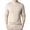 Beige, variant on JTieacloth Mens Knitted Sweaters Male Turtleneck Sweater Slim Fit Velvet Sweater For Men Long Sleeve Pullover Sweater Stretch Casual Thermal Sweater(Beige)