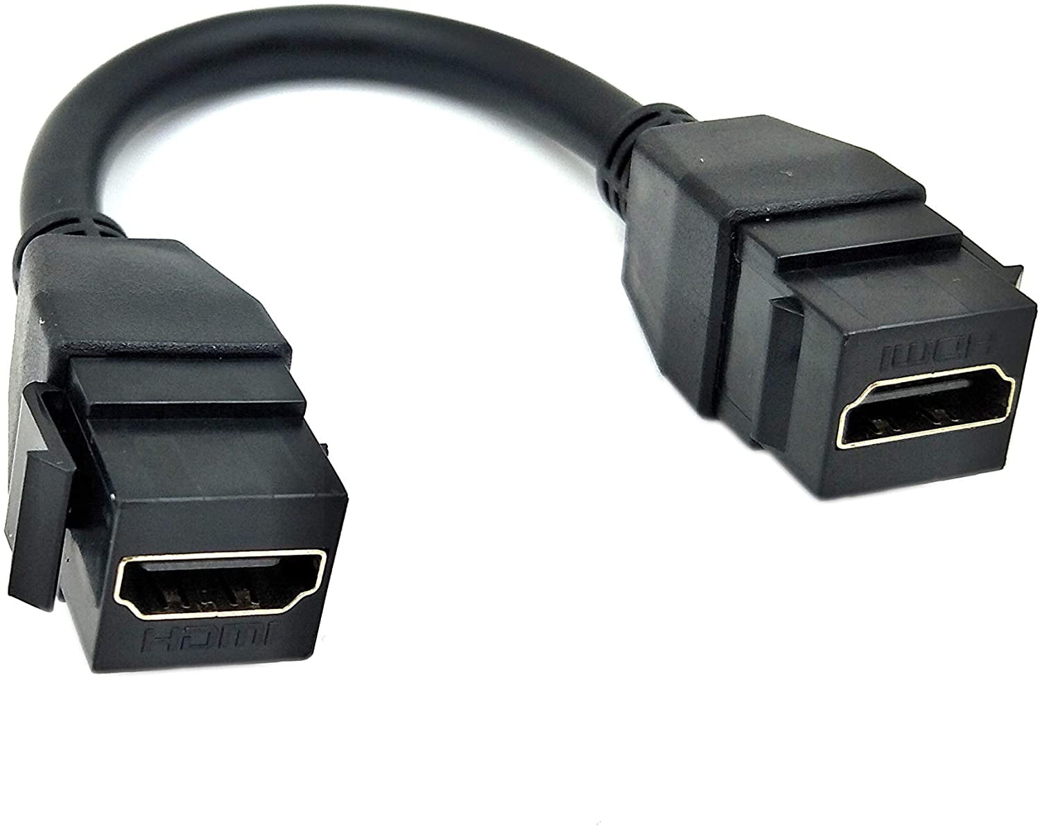 Poyiccot HDMI Keystone Coupler Cable, HDMI Keystone Jack Insert Female