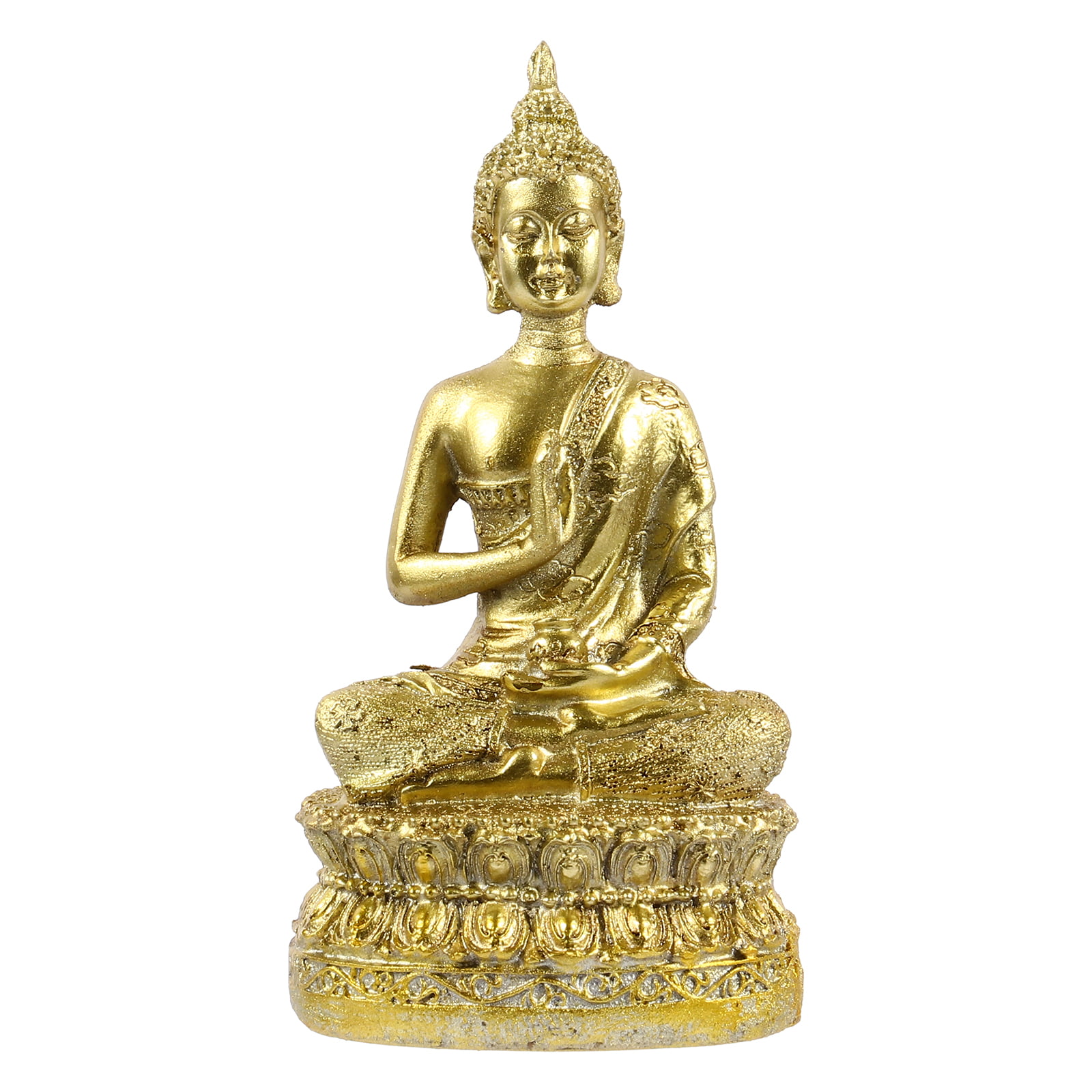 1pc Buddha Statue Figurines Buda Sculptures Monk Home Garden Decoration Tea Pet 