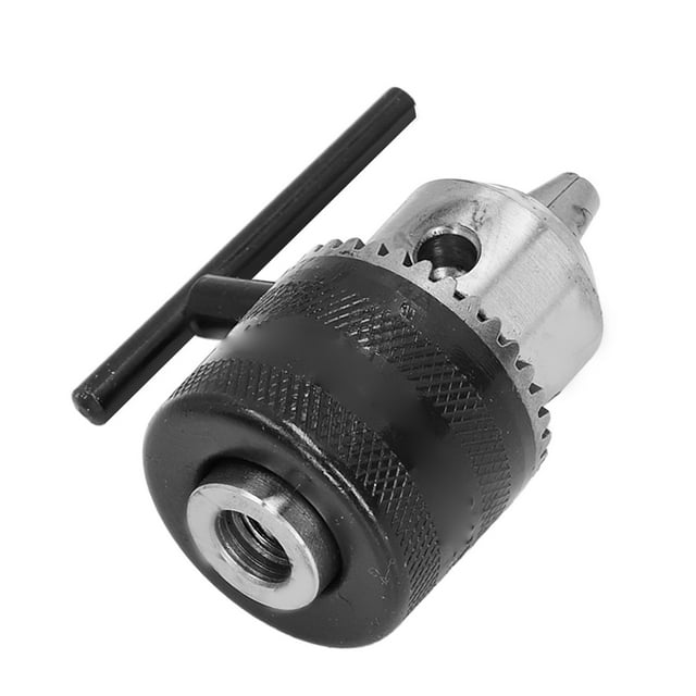 Impact Driver Chucks, Manual Adjusting 1.5-10mm Sturdy Structure Drill Chuck 3/8-24UNF With Wrench For Working