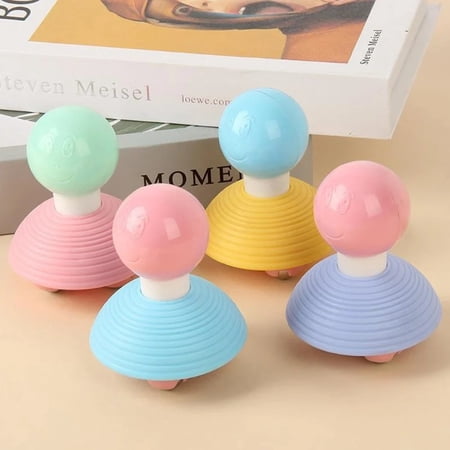 Handheld Roller Massager Magnetic Bead Massager Meridian Brush Body Soft Belly Full Body Muscle Relaxation