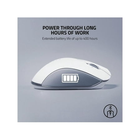 Razer - Pro Click: Designed with Humanscale Wireless Mouse - Mercury