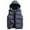 Dark Gray #6, variant on Zimjoy Mens Puffer Vest Windproof Thick Big and Tall Winter Vest Warm Adjustable Hooded Outerwear Vests Casual Light Zip Up Mens Puffer Jacket with Pockets, Red L