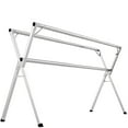 thumbnail image 4 of SUSUZI 79" Foldable Clothes Drying Rack, Space Saving Laundry Drying Rack Stainless Steel with 20 Windproof Hooks, 200LBS Capacity Garment Rack for Indoor Outdoor Use, 4 of 9
