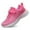 Pink#1658, variant on LIIPEE Girls Boys Sneakers Color Block Hook And Loop Strap Closed Toe Non- Mesh Running Shoes Child Versatile Festival Sneaker,Green,7-8 Years