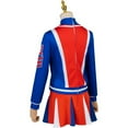 thumbnail image 3 of Cheerleader Cloth Set: Women's Halloween Party Outfit & Stage Performance Uniform, 3 of 7