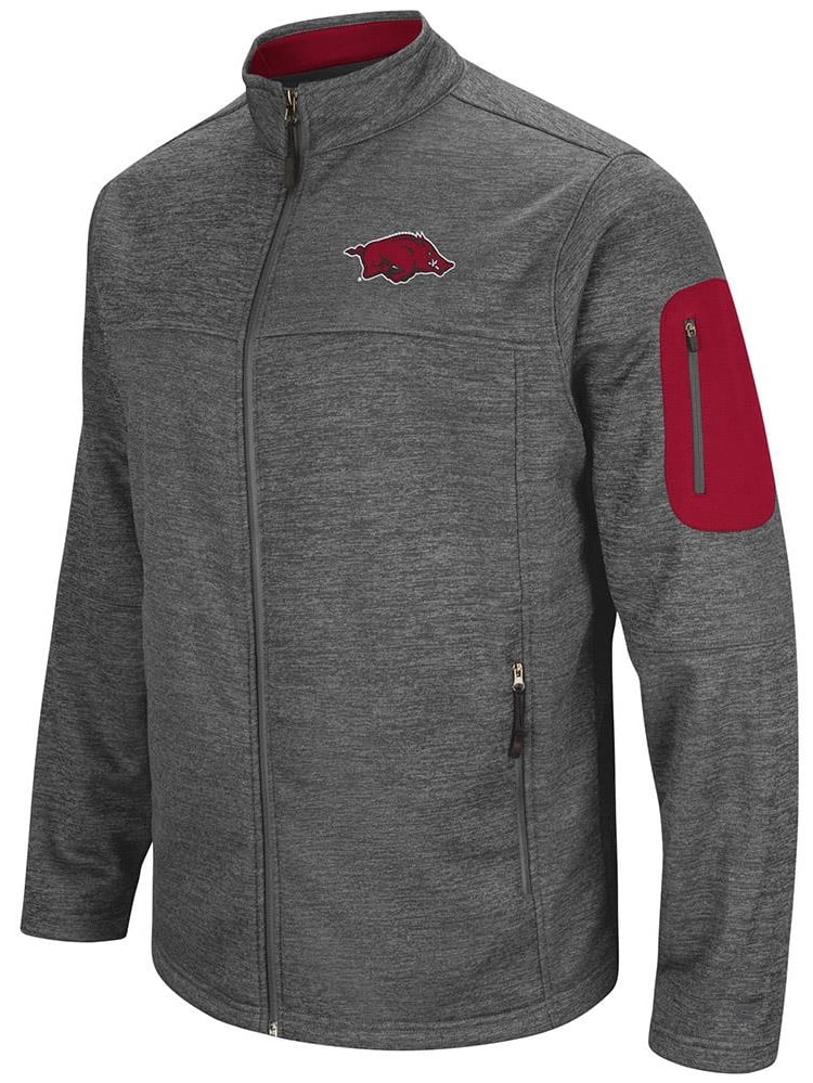 Mens Arkansas Razorbacks Full Zip Jacket by Colosseum
