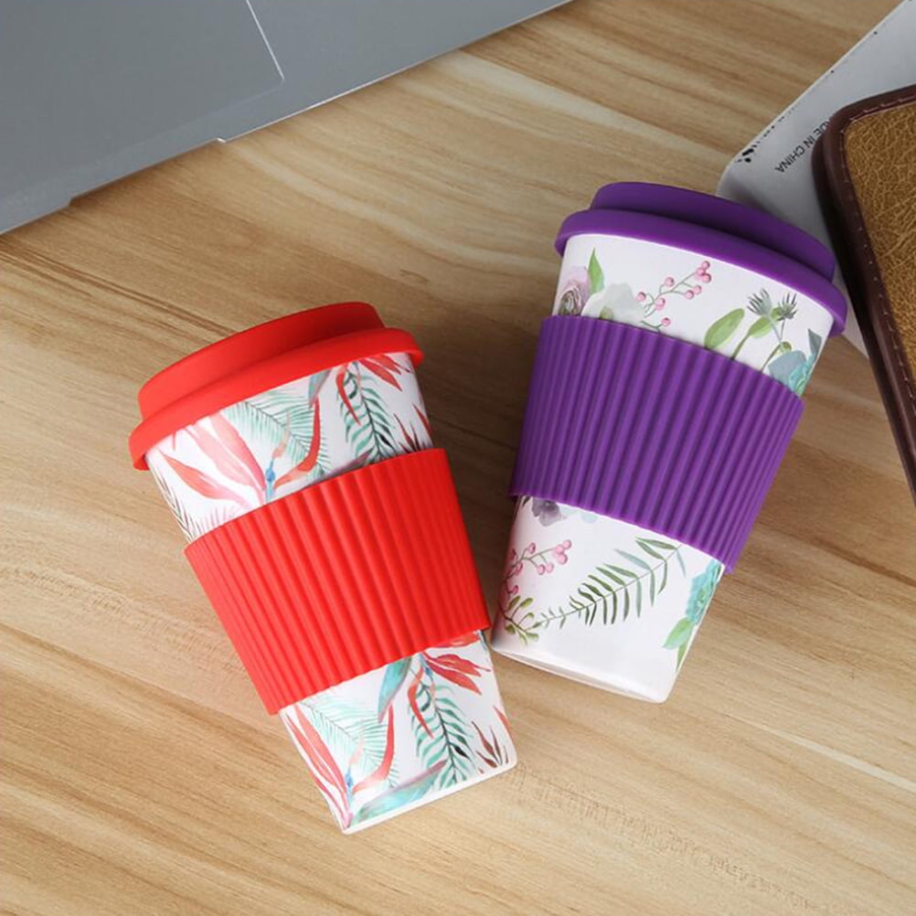 1 PC Bamboo Fiber Coffee Cup with Lid Coffee Mug Travel Coffee Cup for Cafe (Red) - Walmart.com 1 PC Bamboo Fiber Coffee Cup with Lid Coffee Mug Travel Coffee Cup for Cafe (Red) - Walmart.com