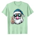 thumbnail image 2 of Tops para hombre, blusas y camisas de manga corta con cuello redondo para hombre, camiseta informal con cuello redondo y estampado para hombre, blusa de manga corta, blusa de poliéster para hombre, 2 of 4