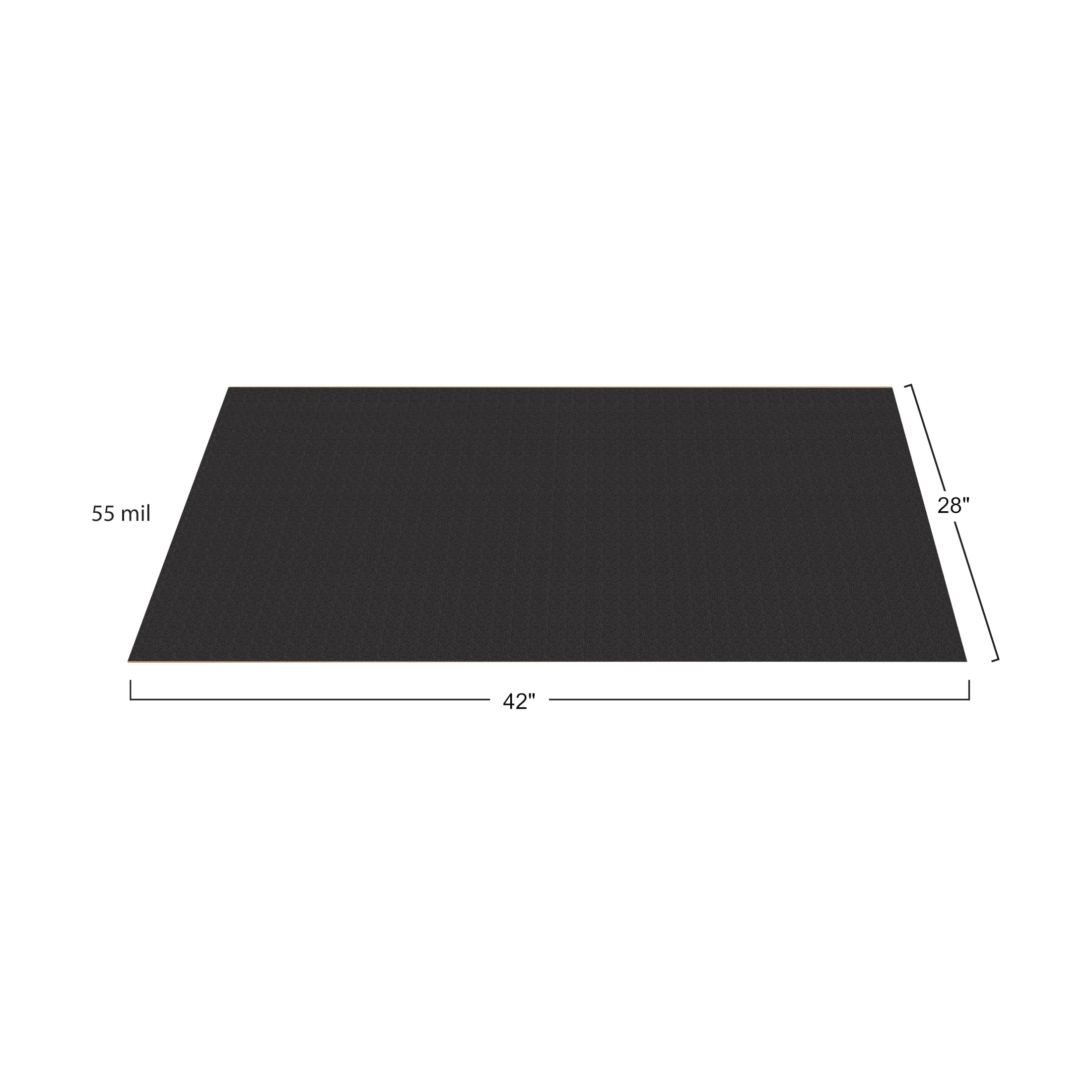 Hard Floor Pet Cage Mat: Clear | Resilia Brands 48X48In