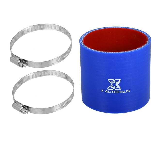 Unique Bargains 2.99' ID 2.99' Length Straight Silicone Reducer Hose Coupler Intercooler Tube Blue for Car
