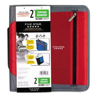 five star zipper binder