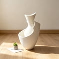 thumbnail image 5 of WSZZL Abstract Printed Decorative Vase, Irregular Shaped Modern Accent, Textured Design for Dried Flowers, Elegant Home Office Decor, Ideal Gift for Housewarmings and Birthdays, 5 of 6