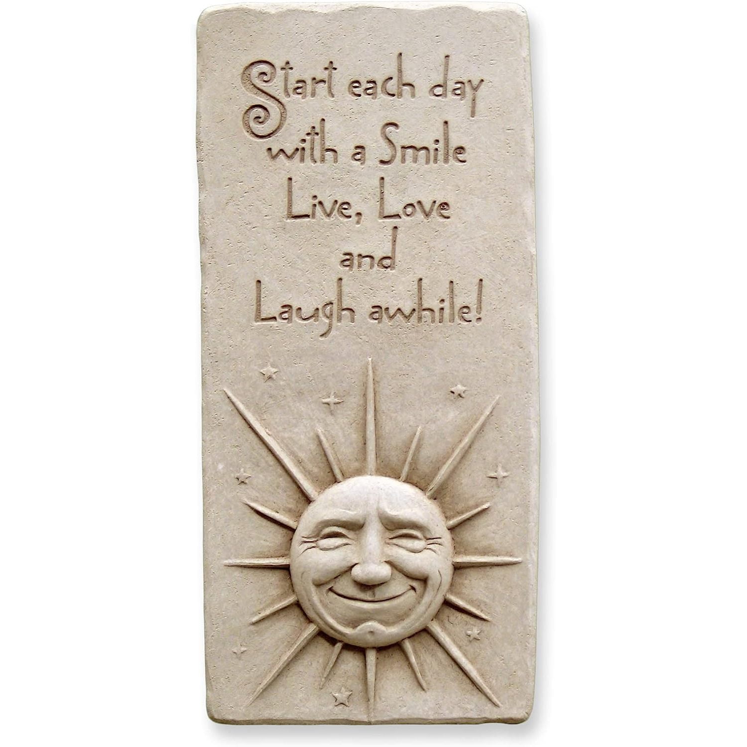 CYQUIO Studio, A Smile A Day Wall Plaque Figurine, Original Sculpture
