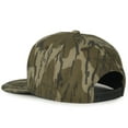 thumbnail image 6 of Mossy Oak Original Bottomland Camo Hat – High Profile Flat Bill Snapback, Structured Hunting Cap, One Size, 6 of 7