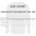 thumbnail image 5 of M&O Men’s Gold Soft Touch Long Sleeve T-Shirt 100% Preshrunk Cotton Standard Fit Casual Tee (White, M), 5 of 7
