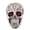 C, variant on LED Light Up Skull Decor Life Size Resin Skeleton Human Skull Model with Glowing Eyes Skull Head Prop Halloween Tabletop Ornament for Party Bar Home Decoration