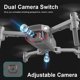 thumbnail image 3 of Kearding Control remoto Cámara 4 canales recargable plegable 2.4Ghz 4K WiFi LED Light Metal Aircraft Toy Accesorios para aéreos No Camaras, 3 of 6