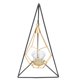thumbnail image 1 of KAKOWELY Candelabro creativo de metal con forma geométrica, candelabro romántico., 1 of 5
