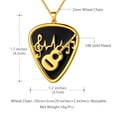 thumbnail image 5 of Jewmon Rock Punk Music Guitar Necklace for Men Women Musical Charm Gift for Music Lover Musician, 5 of 8