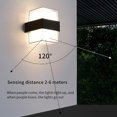 thumbnail image 5 of Lámpara LED para césped con sensor de movimiento del cuerpo humano para exteriores, 10 W, con estaca, de aluminio, impermeable, para camino de jardín, poste de luz para paisaje, 5 of 5