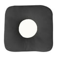thumbnail image 1 of Cojín de asiento relleno con forma de donut, almohadilla de lactancia, almohadilla portátil y cómoda con forma de donut, cojín de donut para viajes, negro, 1 of 8