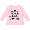 thumbnail image 3 of Inktastic Nana Papa Love Me Grandchild Boys or Girls Long Sleeve Toddler T-Shirt, 3 of 5