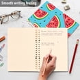 thumbnail image 5 of Watermelons Ring Binder Notebook Journey Note Diary College Ruled Spiral Notebook Study Loose Leaf Paper A5 60 Pages, 5 of 8