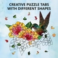 thumbnail image 3 of 120Pcs Hummingbird and Flowers Wooden Jigsaw Puzzles for Adults 13.7x12.9inch Wooden Puzzles for Colorful Animal Shaped Wood Puzzles for Anniversary Birthday Gift, 3 of 7