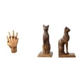 thumbnail image 1 of Manos Entrelazadas Y Estatuas De Gatos Egipcios. Figuras Decorativas Para El Hogar, Dormitorio, Estante O Mesa. Adorno Para Parejas. Sujetalibros. Regalo Ideal Para Inauguración De Casa., 1 of 8