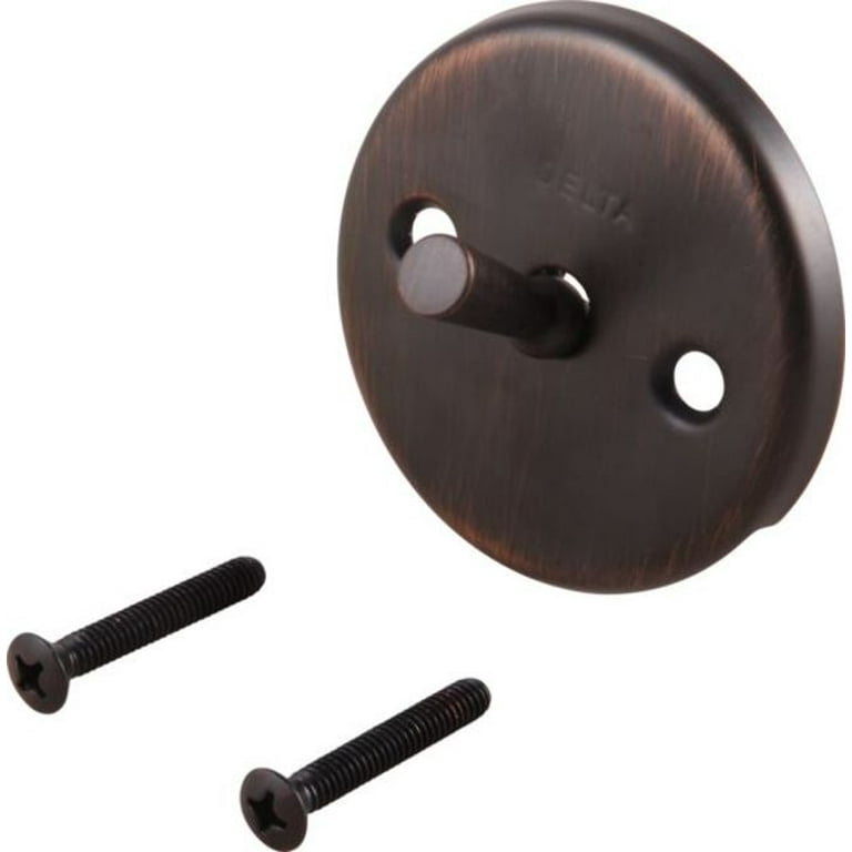 Delta Trip Lever Overflow Plate & Screws in Champagne Bronze