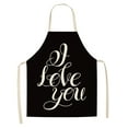 thumbnail image 2 of Dvkptbk Apron 1Pc Parent Adult The Family Kitchen Lovely Print Linen Family Aprons Kitchen Essentials, 2 of 2