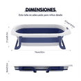 thumbnail image 5 of Bañera Bebés Plegable Con Cojin Y Termometro  Azul, 5 of 5