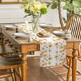 thumbnail image 5 of Chrysanthemum Simple Watercolor Table Runners Kitchen Table ration Washable Dining Table Runner Wedding Party rations, 5 of 7
