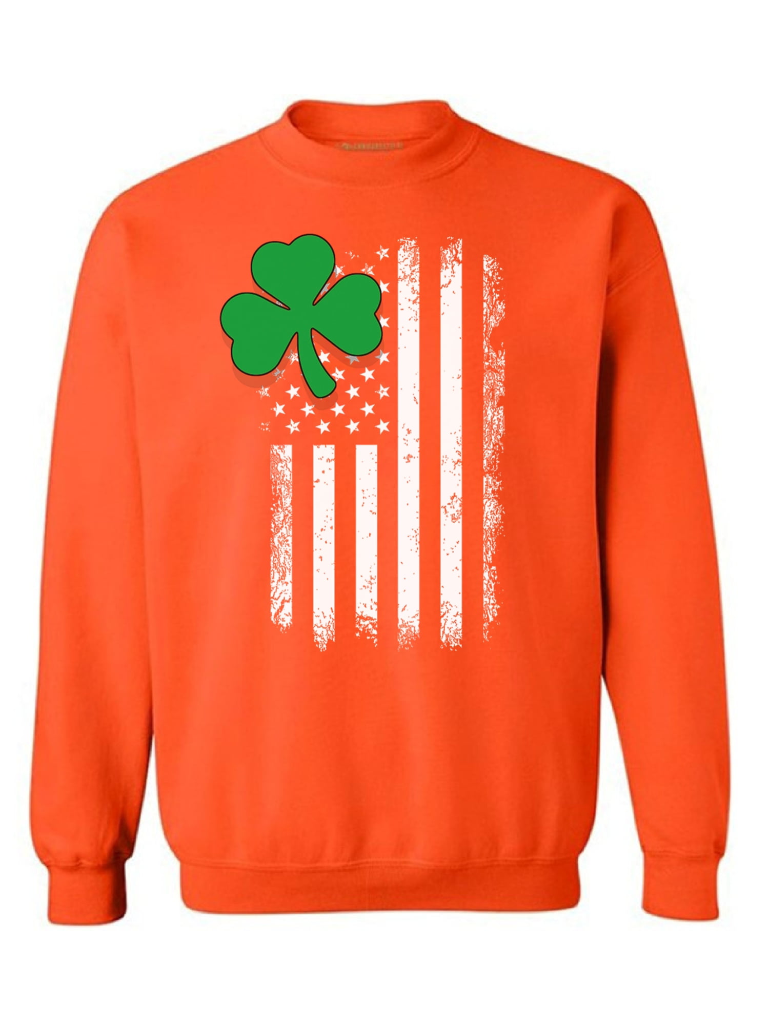 Awkward Styles - Awkward Styles Irish American Sweatshirt Shamrock ...