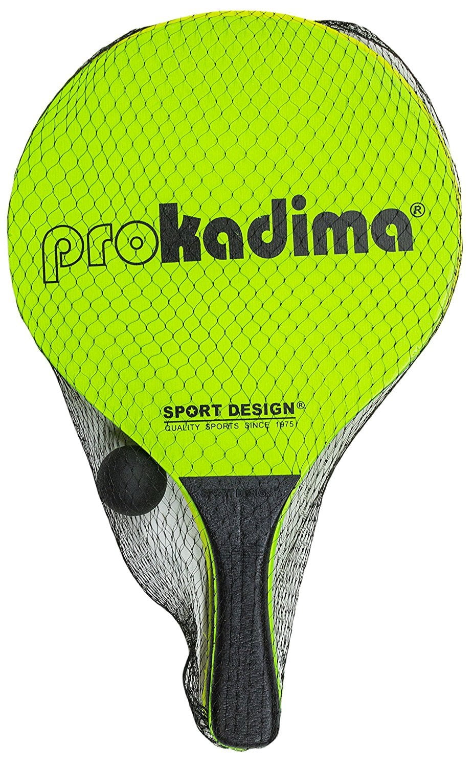 Pro Kadima Beach Paddle Set (Neon Green/Yellow)