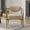 Beige, variant on S-HOME Upholstered Dining Room Chair With Metal Frame, Soft Foam Back And Seat For Comfortable Living Spaces