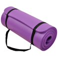 thumbnail image 1 of BalanceFrom - Esterilla de yoga multiusos de alta densidad, extra gruesa, antidesgarro, con correa de transporte (púrpura), 1 of 5