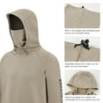 thumbnail image 3 of BASSDASH Men’s Fishing Fleece Hoodie with Neck Gaiter Water Resistant Performance Hunting Sweatshirt FS18M, 3 of 8