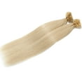 thumbnail image 4 of SEGO U Tip Hair Extensions Pre Bonded Fusion Hairpieces 100% Remy Human Hair U-tip Nail Tipped Keratin Glue Stick Microlink Blonde Hair Extension for Women 100 Strands, 4 of 8