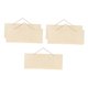 thumbnail image 2 of Letrero de madera de 5 piezas, letreros para puertas, pancartas, tablero en blanco, manualidades, rodajas de madera Completo, 2 of 8