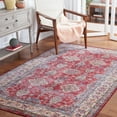 thumbnail image 3 of SAFAVIEH Tucson Crystal Traditional Machine Washable Area Rug, 8' x 10', Rust/Beige, 3 of 9
